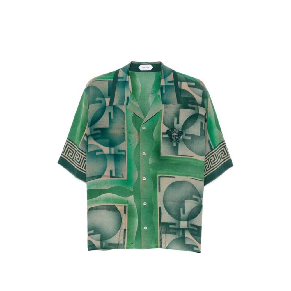 Versace Green Shirts Men